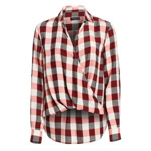Rag & Bone Camile Drape Front Blouse